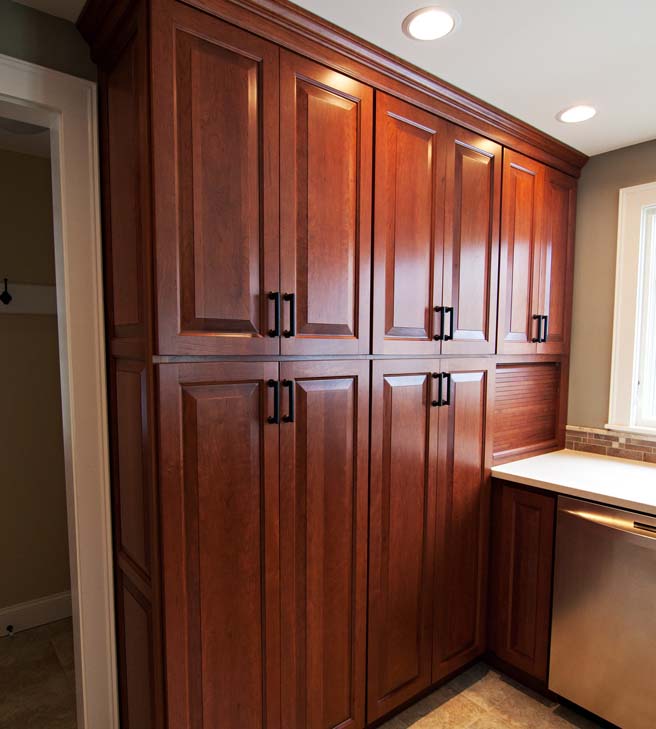 Cherry Kitchen Cabinet Remodel Jaffrey NH